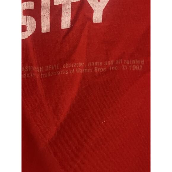 Vintage Tasmanian Devil OSU Shirt Sz L Red Ohio State 90’s NCAA Big Ten - Picture 2 of 6